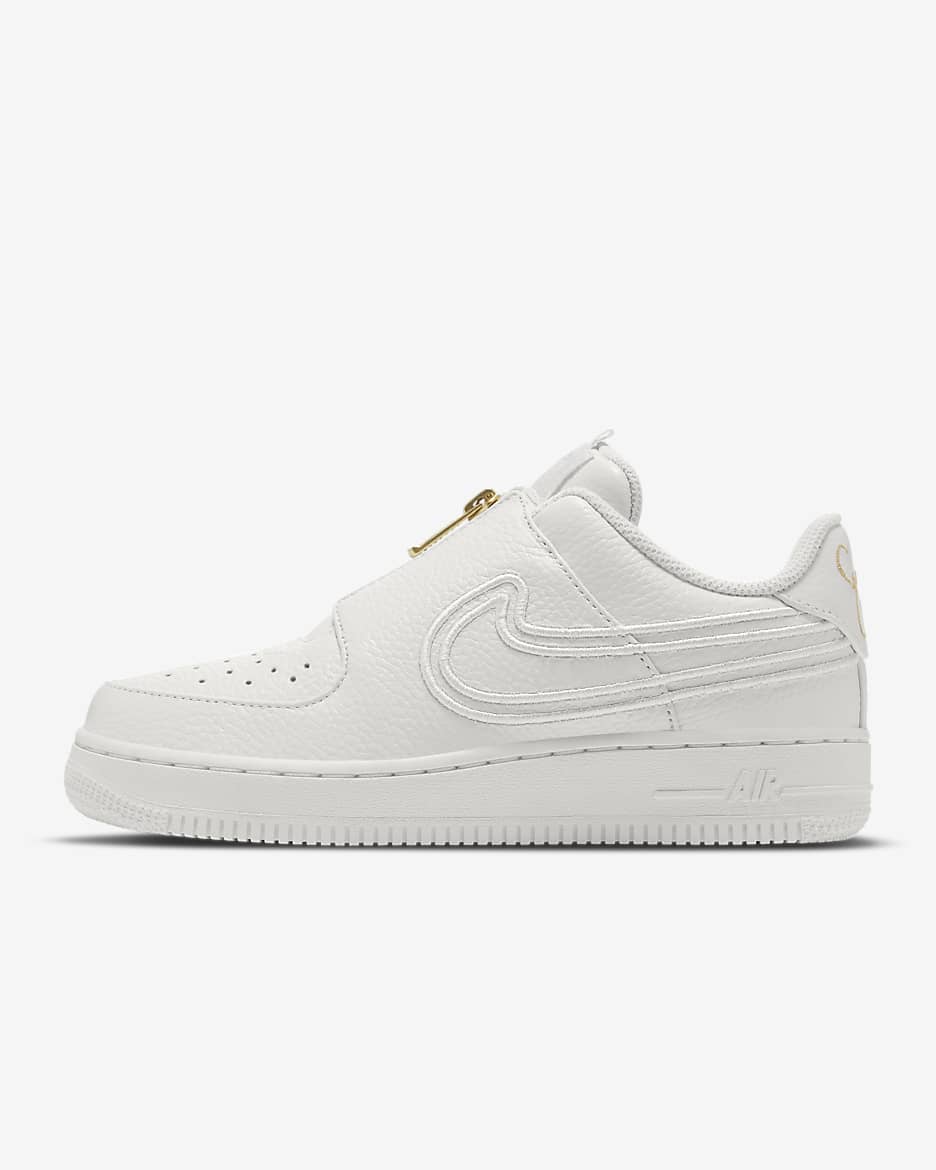 Calzado para mujer Nike Air Force 1 LXX x Serena Williams Design Crew - Blanco cumbre/Morado cueva/Oro metalizado/Blanco cumbre