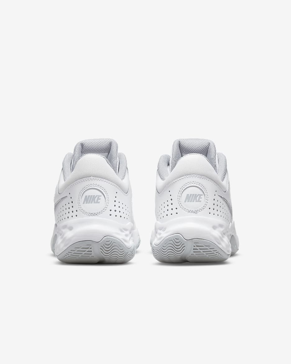 Nike Fly.By Mid 3 Basketball Shoes - White/Wolf Grey