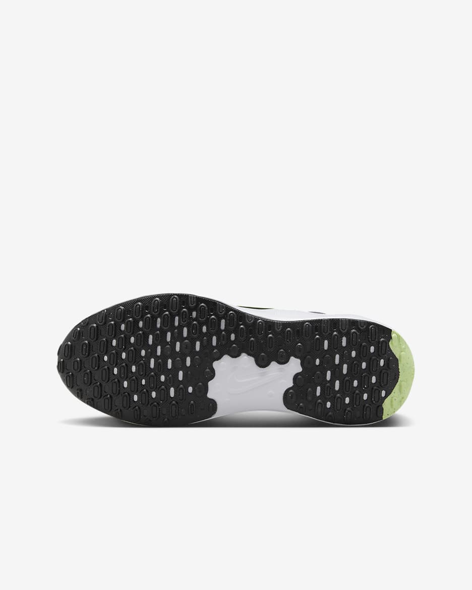 Nike Revolution 7 Older Kids' Running Shoes - Black/Smoke Grey/White/Barely Volt