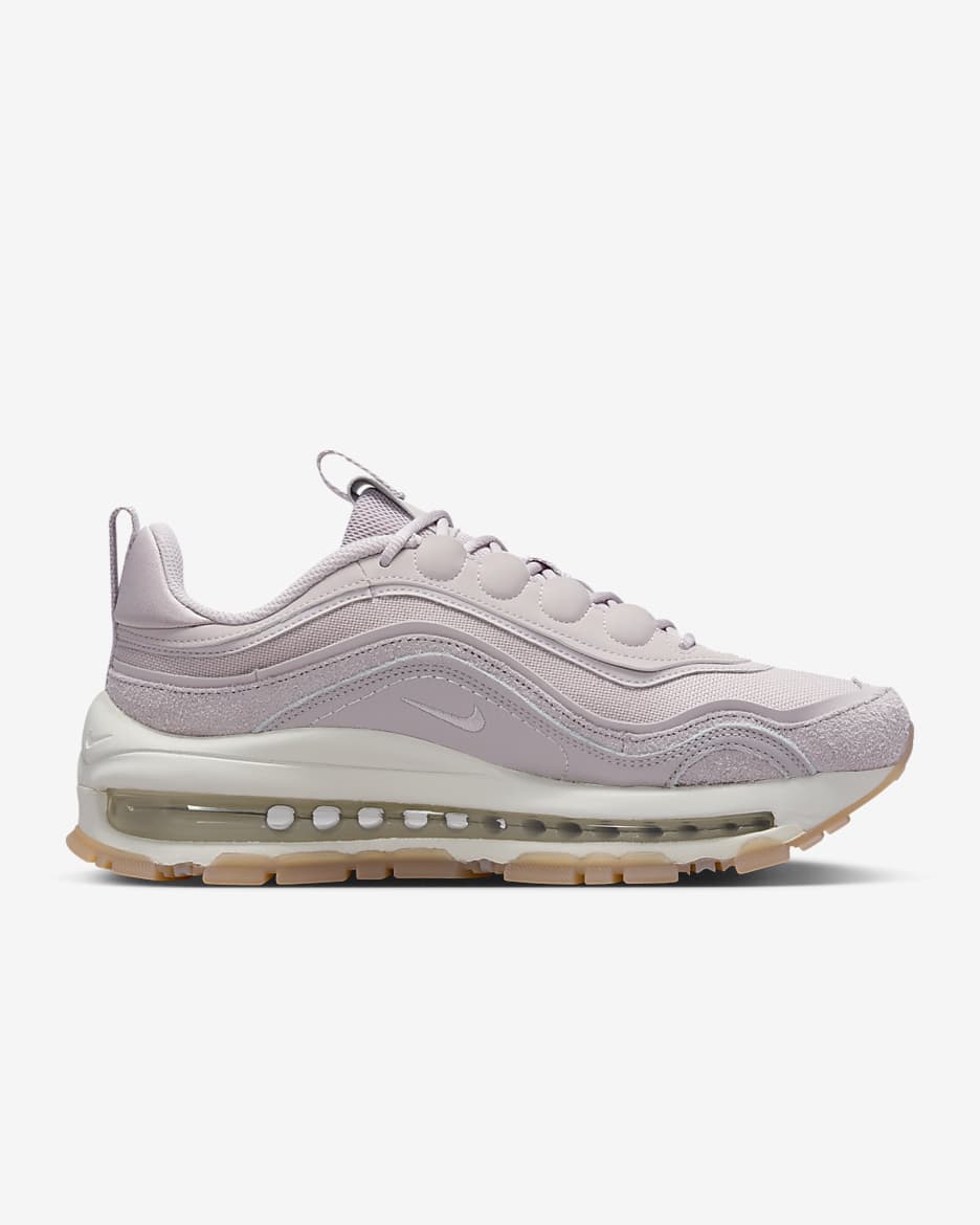 Nike Air Max 97 Futura 女鞋 - Platinum Violet/Pale Ivory/Gum Yellow/Sea Glass