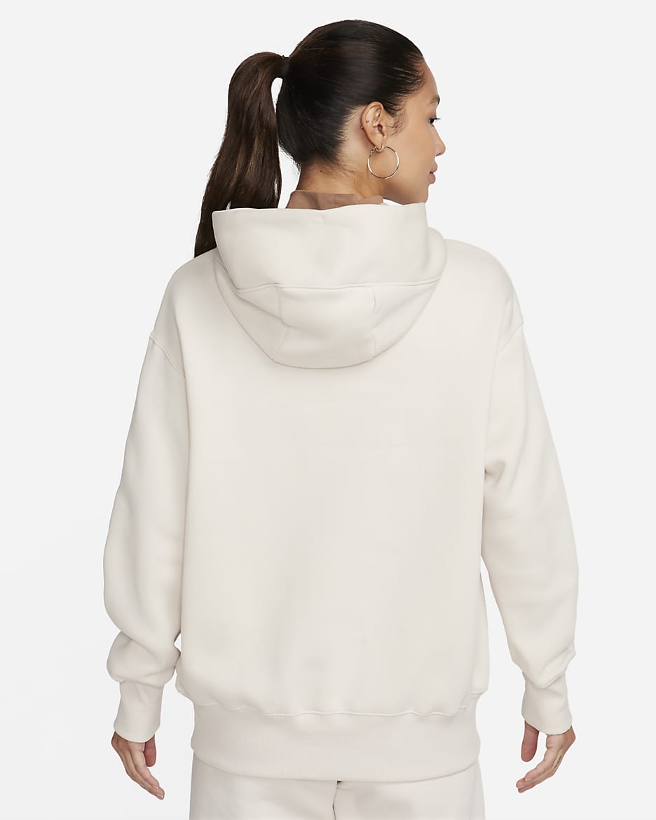 Nike Sportswear Phoenix Fleece Women's Oversized Pullover Hoodie - Light Orewood Brown/Sail