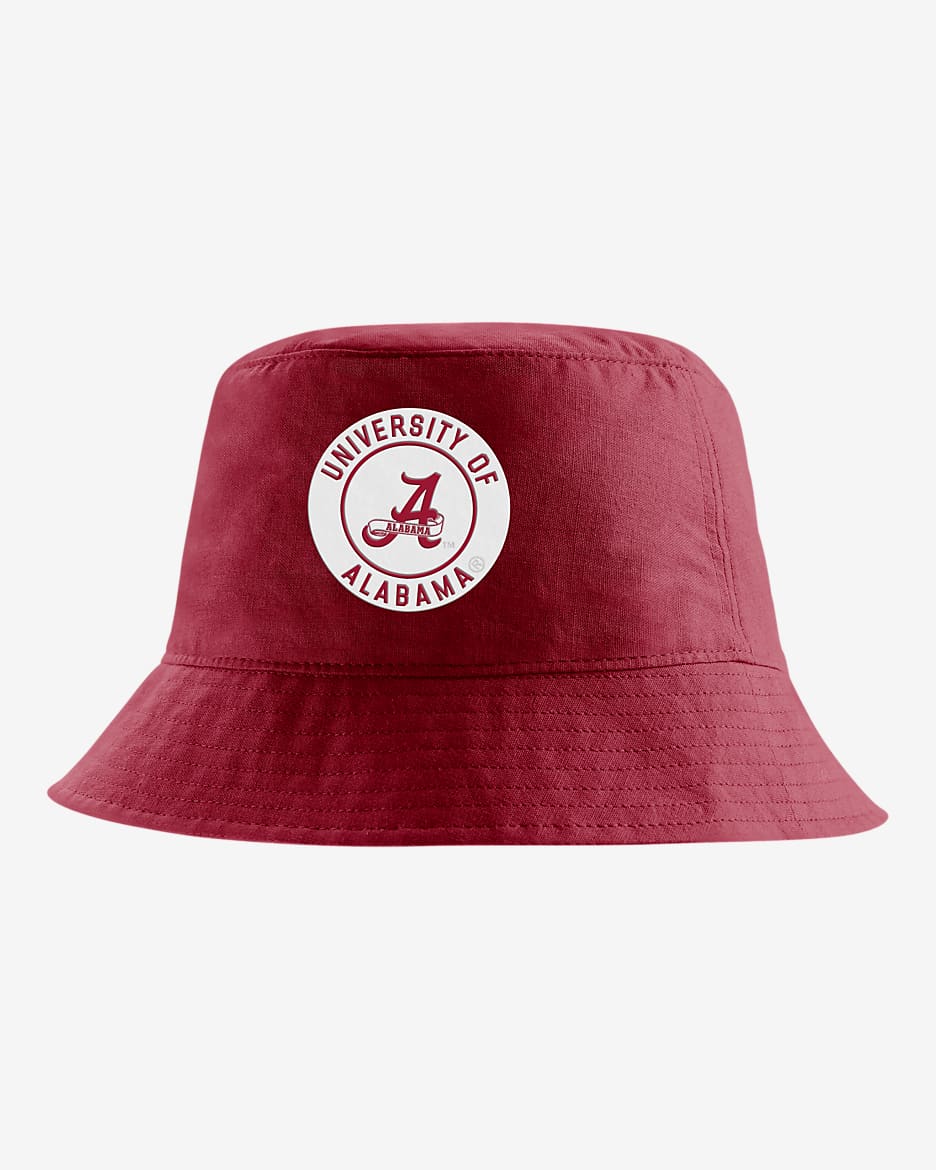 Alabama Nike College Bucket Hat - Team Crimson
