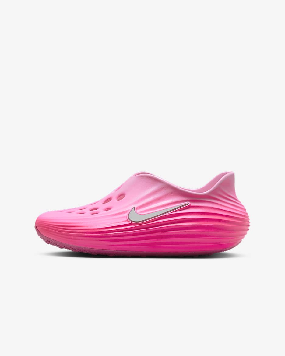 Tenis para niños grandes Nike ReactX Rejuven8 - Rosa paleta/Espuma rosa/Plata metalizado