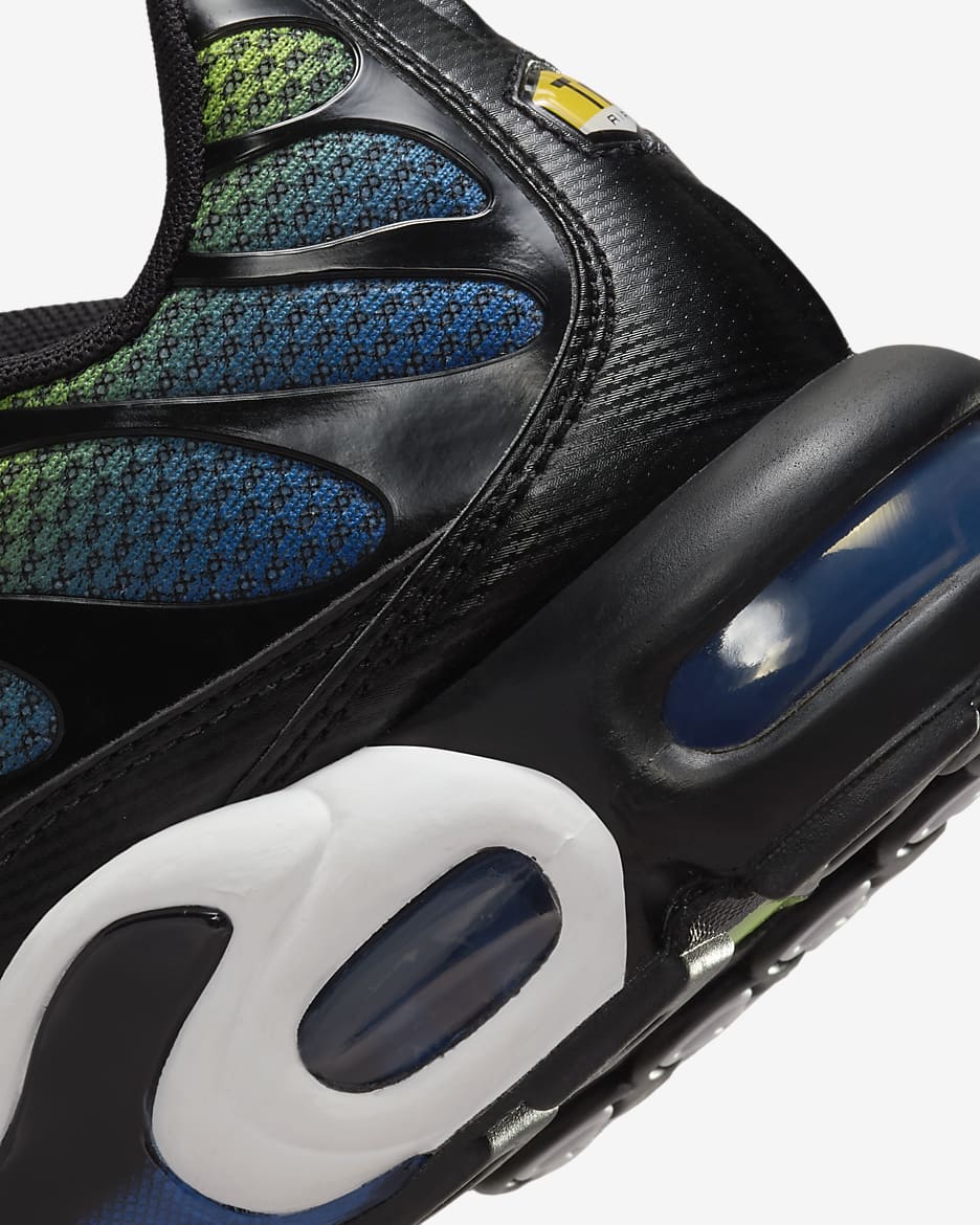 Nike Air Max Plus sko til herre - Svart/Racer Blue/Volt/Svart