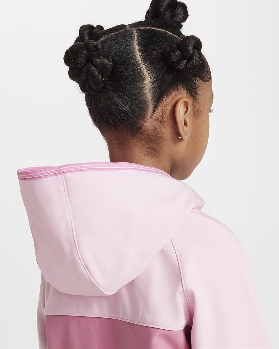 Nike Little Kids' Futura Softshell Jacket - Pink Foam