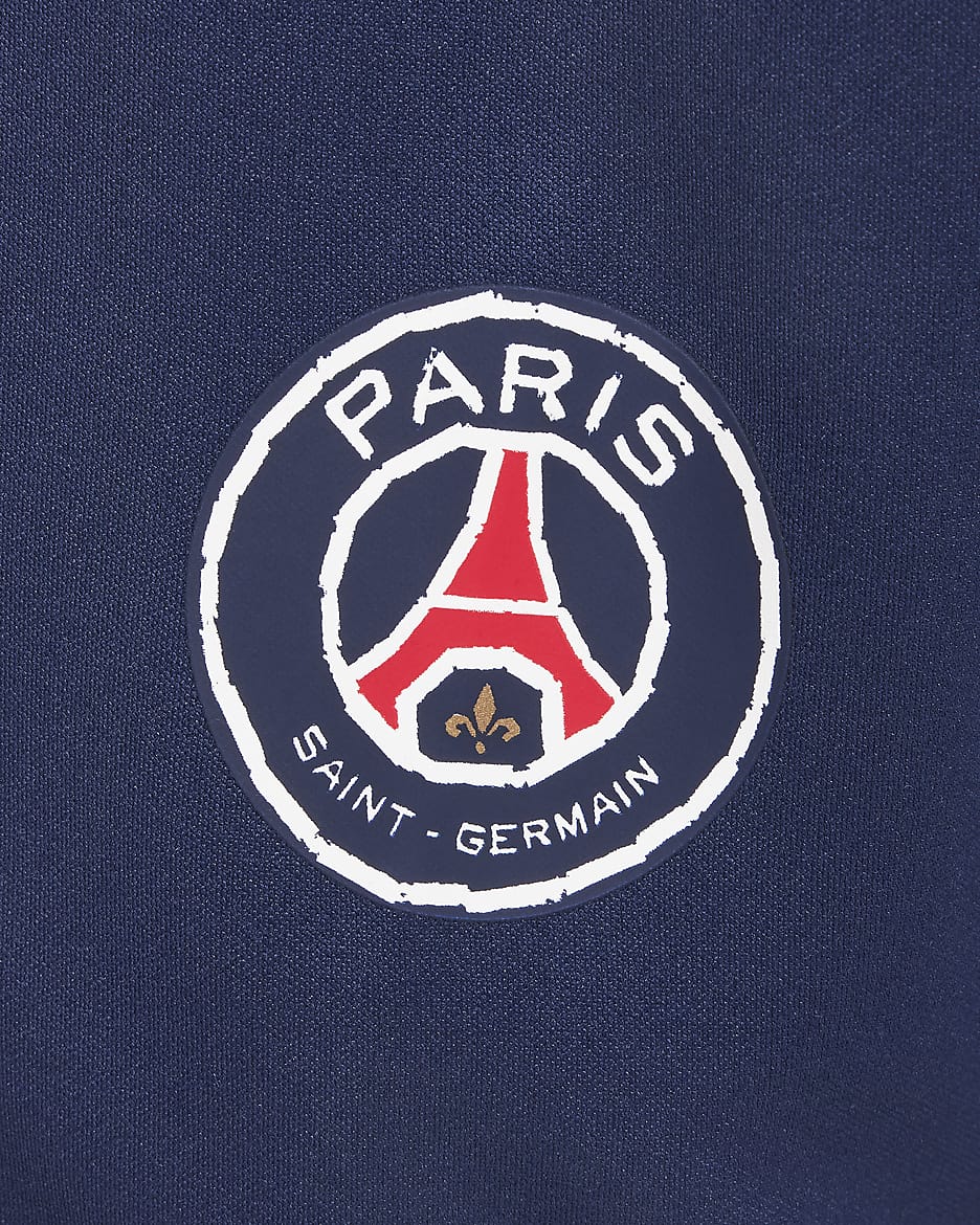 Vævet Paris Saint-Germain Nike Football-tracksuit til større børn - Midnight Navy/University Red/University Red