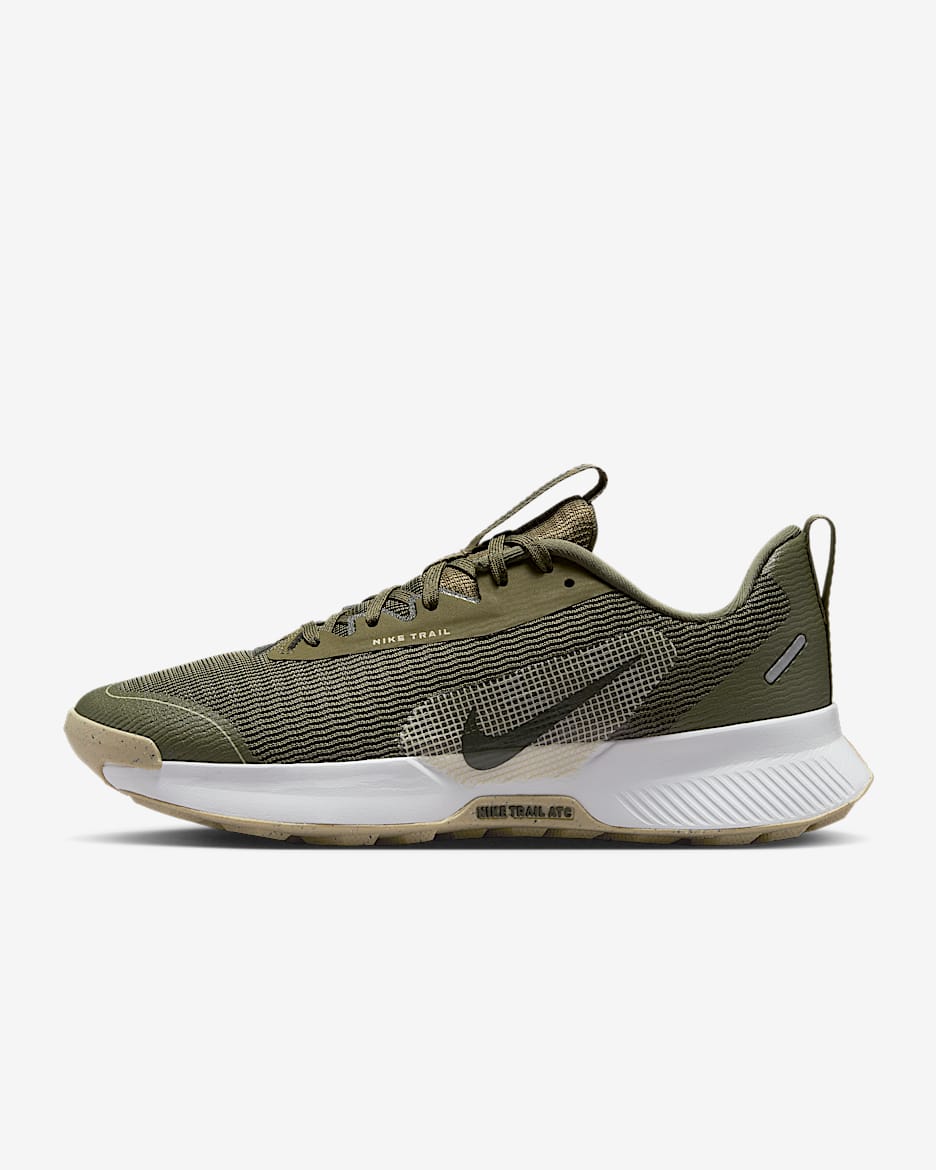 Nike Juniper Trail 3 Women's Trail-Running Shoes - Medium Olive/Desert Khaki/White/Sequoia
