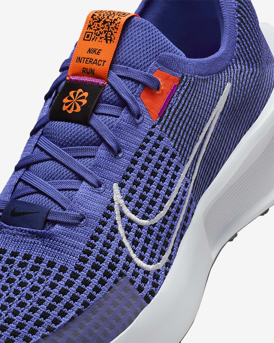 Tenis de correr en pavimento para hombre Nike Interact Run - Azul astronómico/Hipercarmesí/Negro/Platino puro