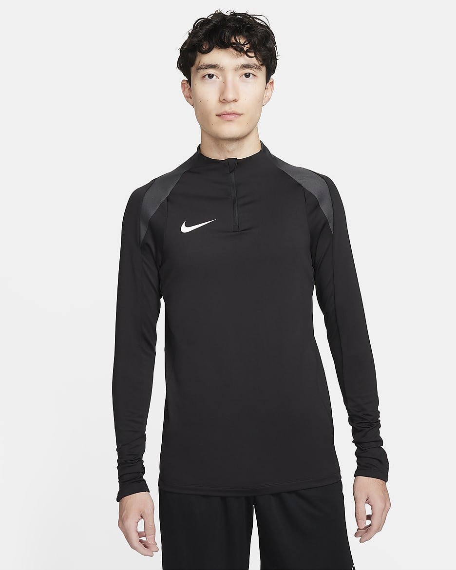 Nike Strike Men's Dri-FIT Soccer 1/2-Zip Drill Top - Black/Anthracite/White