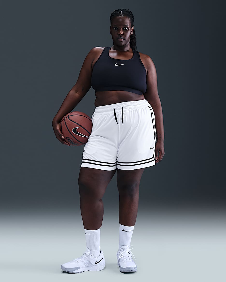 Nike Crossover Women's Dri-FIT 5" Basketball Shorts - White/Black/Black