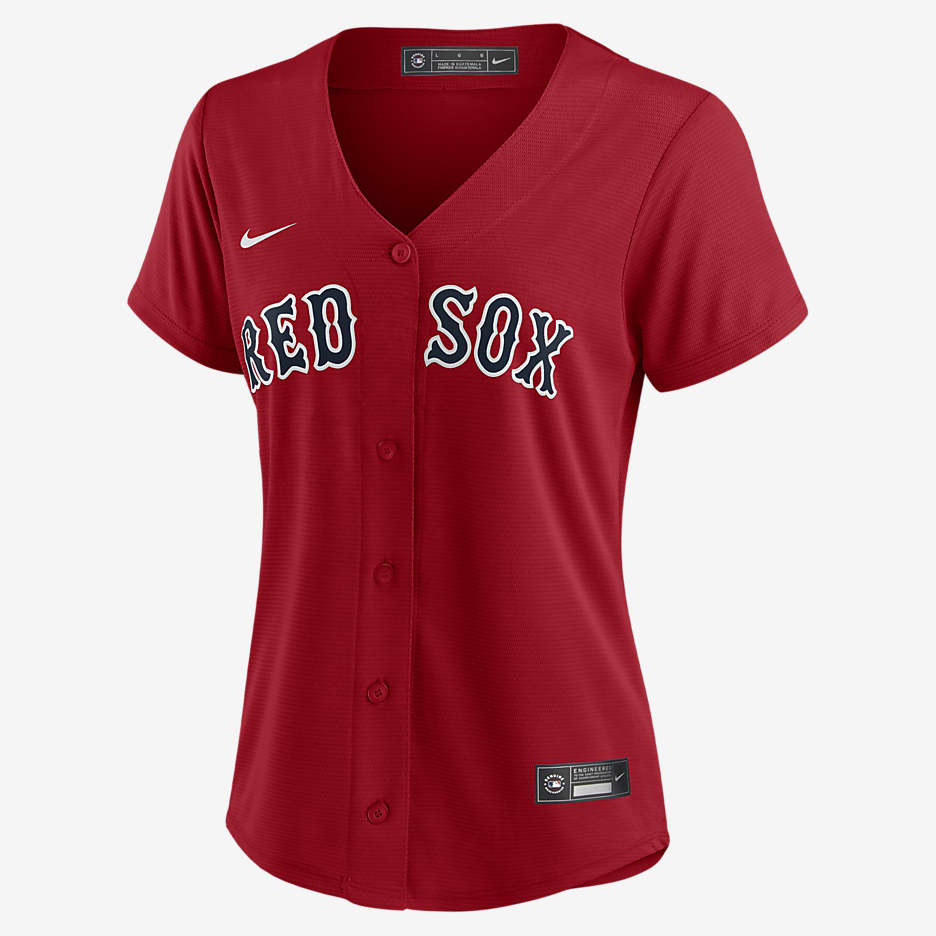 MLB Boston Red Sox Women's Replica Baseball Jersey - Sport Red