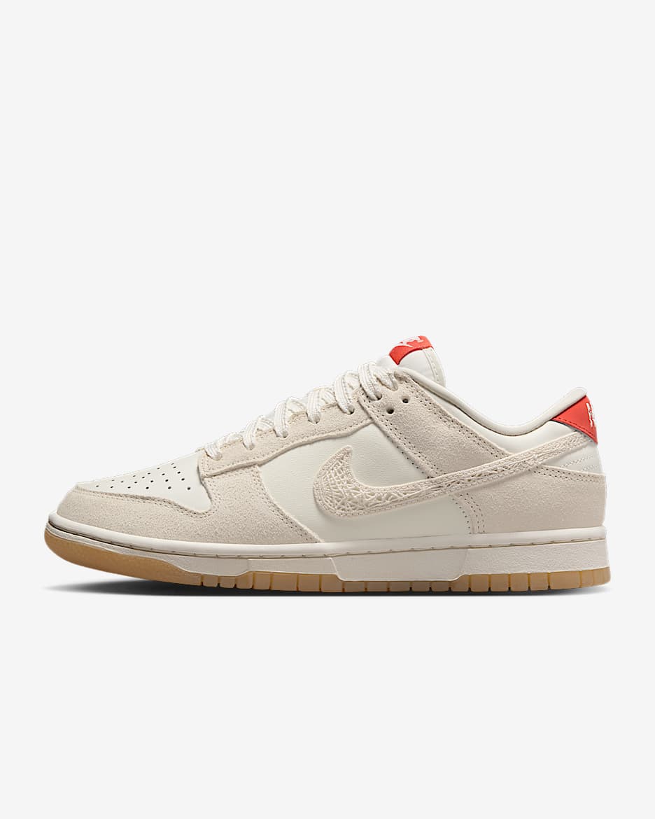 Nike Dunk Low Women's Shoes - Sail/Picante Red/Flax/Pale Ivory