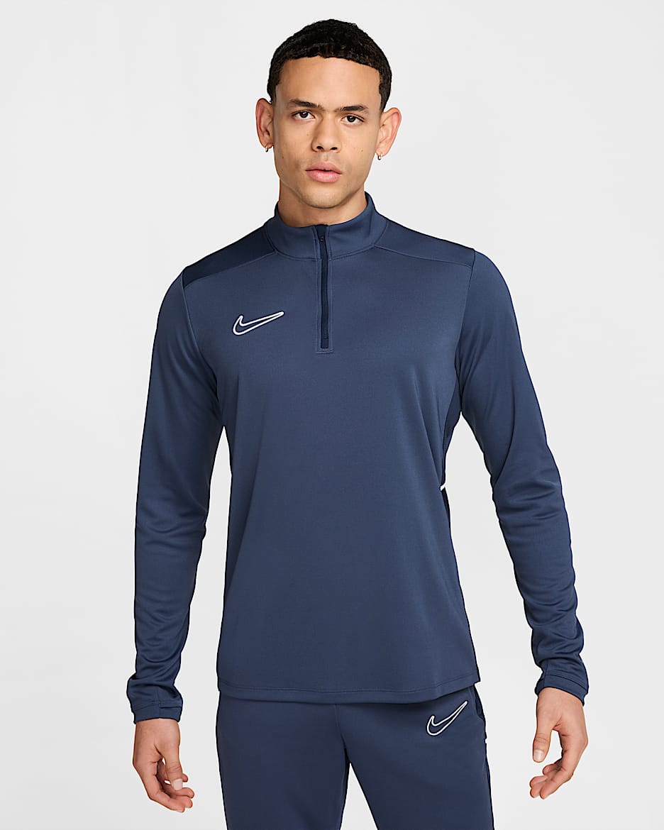 Nike Academy Men's Dri-FIT Football Drill Top - Thunder Blue/Obsidian/White