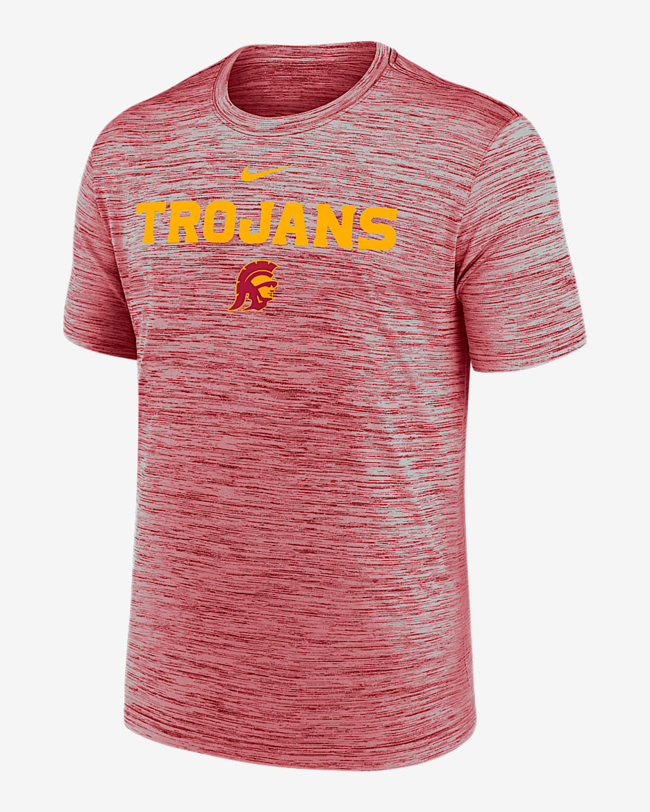 USC Sideline Velocity Men's Nike Dri-FIT College T-Shirt - Crimson