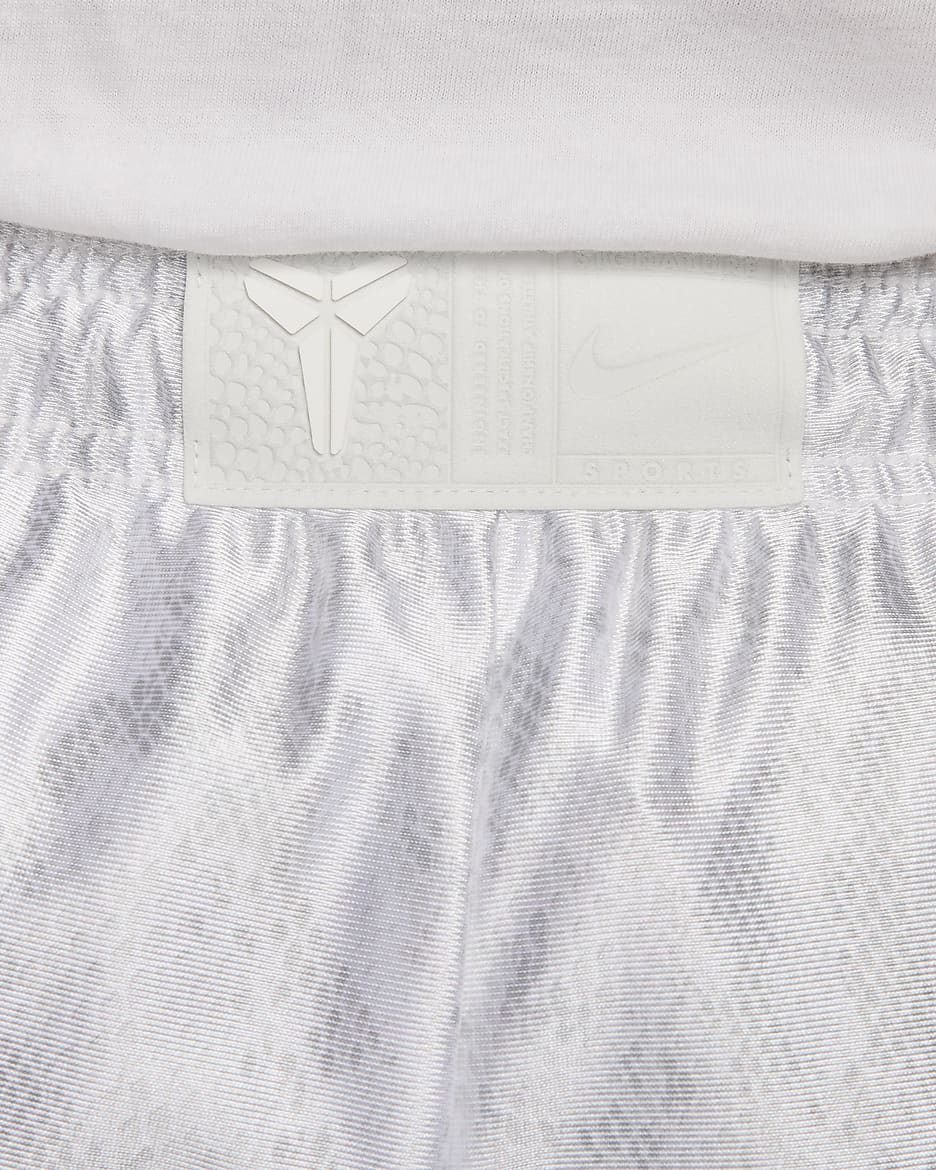 KB Nike Dri-FIT Standard Issue vendbar basketshorts til herre (15 cm) - Hvit/Hvit/Summit White