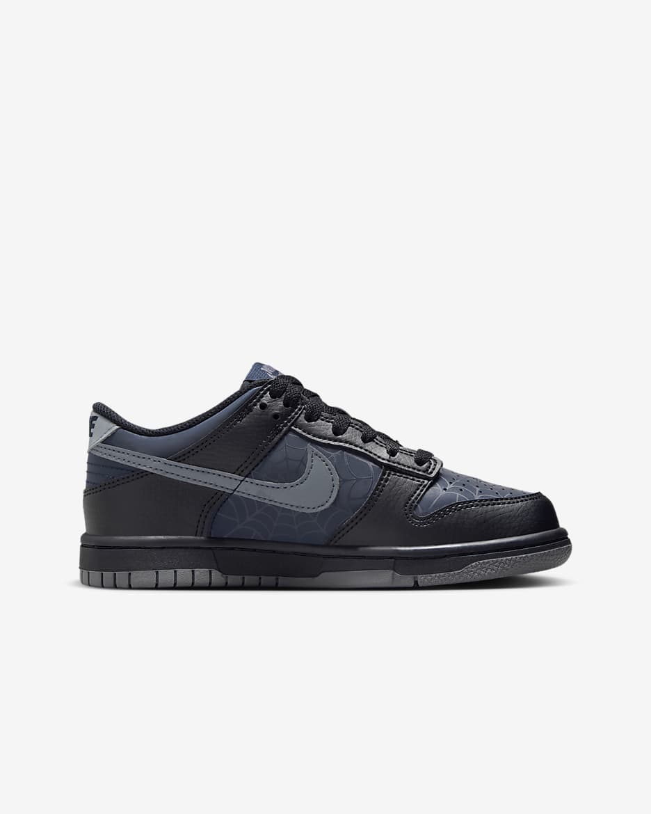 Nike Dunk Low Schuh für ältere Kinder - Schwarz/Dark Obsidian/Smoke Grey