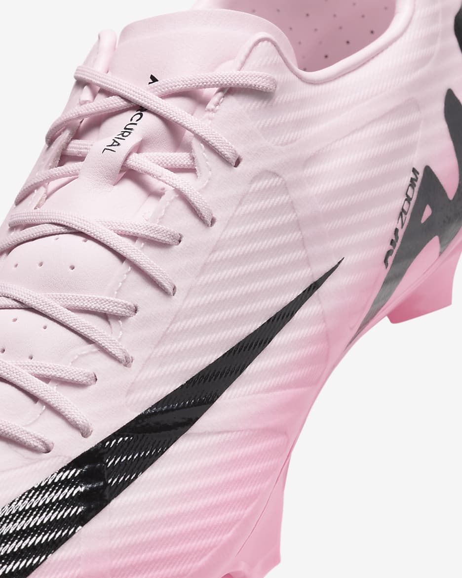 Chaussure de foot à crampons basse MG Nike Mercurial Vapor 15 Academy - Pink Foam/Noir