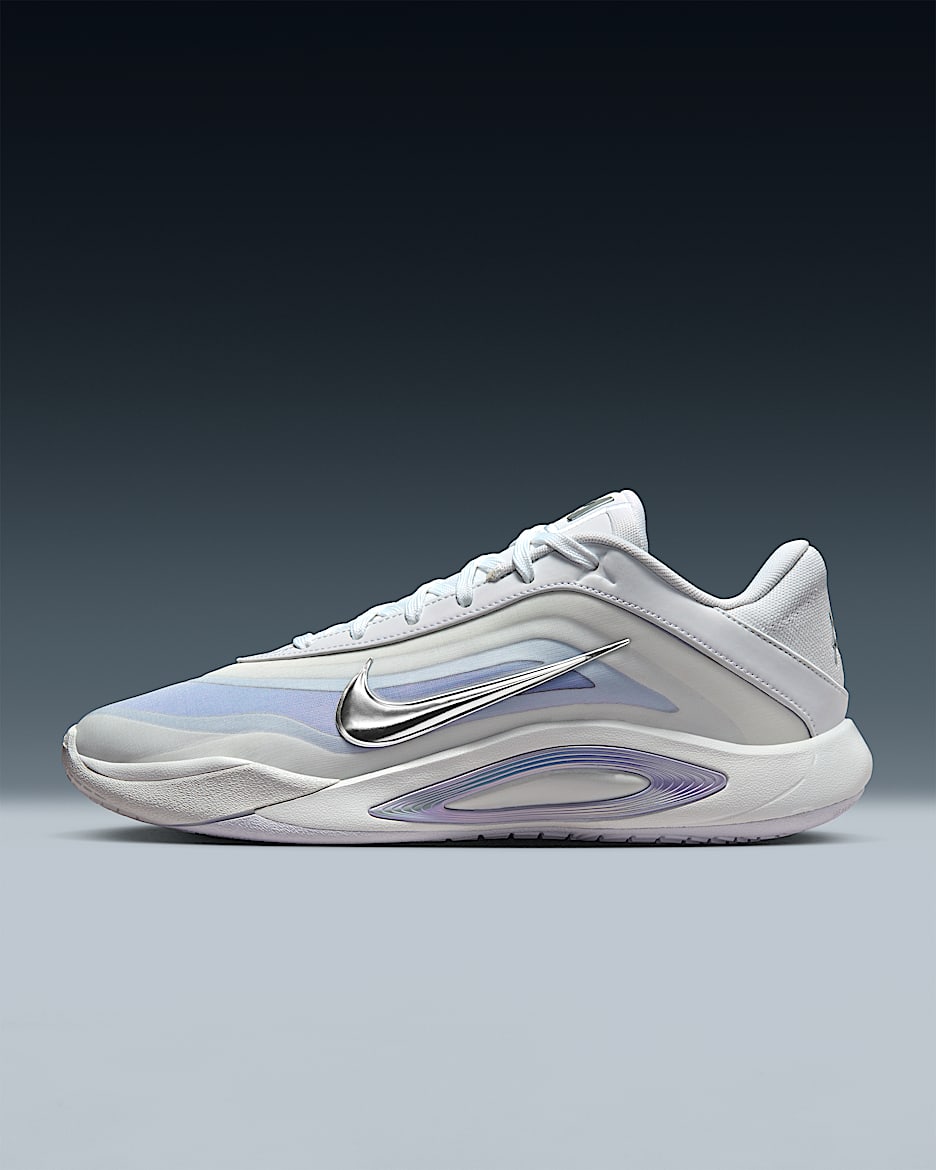 Tenis de básquetbol A'ja Wilson A'One - Blanco/Blanco cáscara de huevo/Blanco cumbre