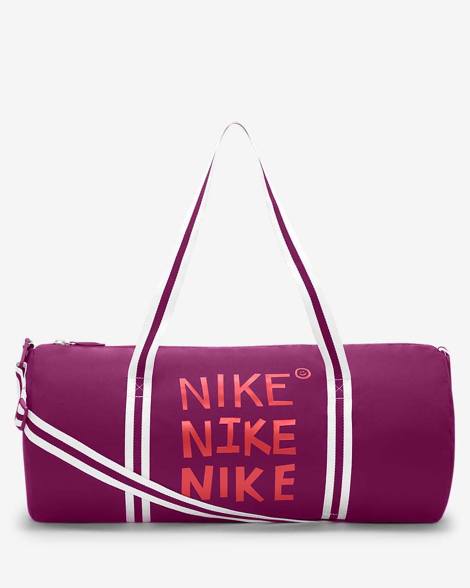 กระเป๋า Duffel Nike Heritage (30 ล.) - Dynamic Berry/Dynamic Berry/Light Crimson