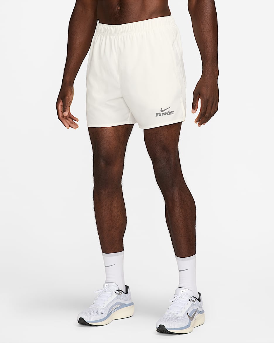 Shorts da running Dri-FIT con slip foderati 13 cm Nike Challenger Flash – Uomo - Sail/Sail/Sail