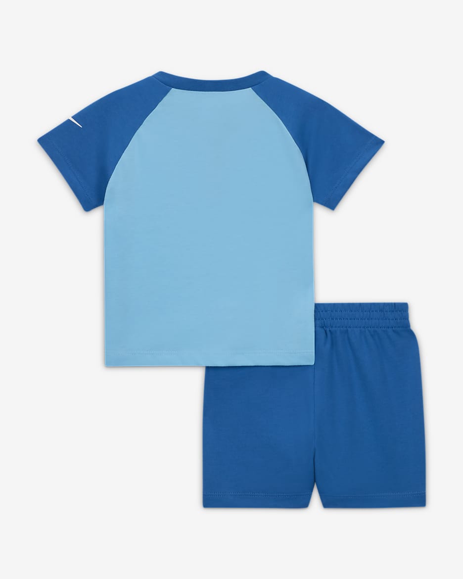 Nike Sportswear Next Gen Baby (12-24M) 2-Piece Shorts Set - Star Blue