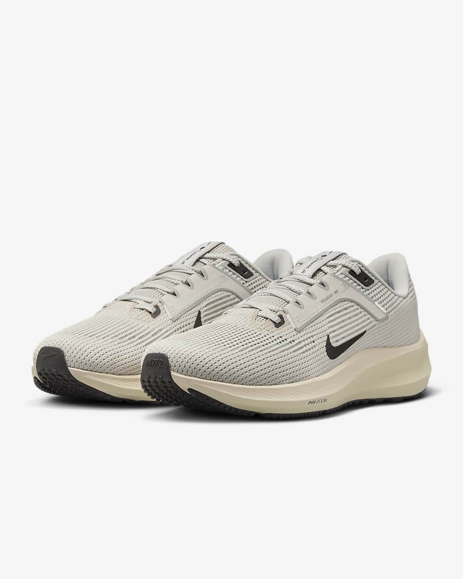 Nike Pegasus 40 Premium Women's Road Running Shoes - Light Orewood Brown/Light Bone/Coconut Milk/Baroque Brown