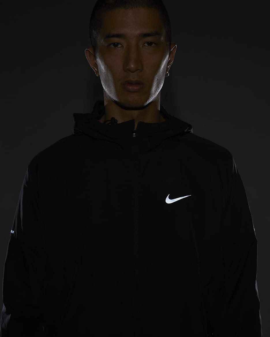 Nike Repel Miler Men's Running Jacket - Black/Black