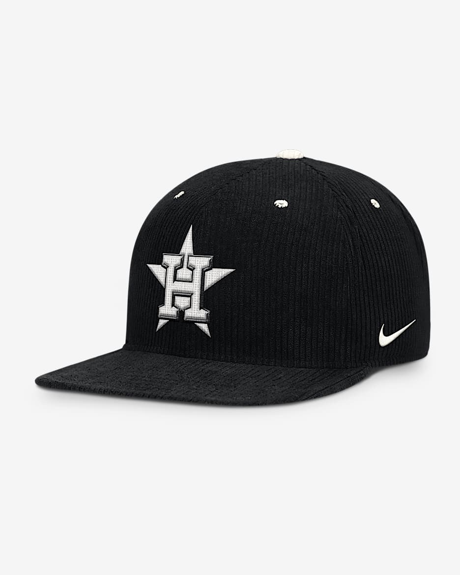 Houston Astros Pro Men's Nike MLB Adjustable Hat - Black