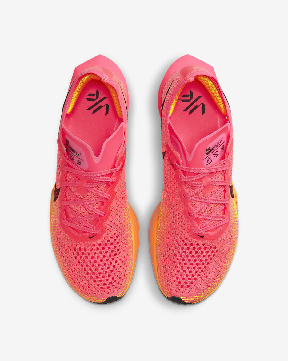 Nike Vaporfly 3 Women's Road Racing Shoes - Hyper Pink/Laser Orange/Black