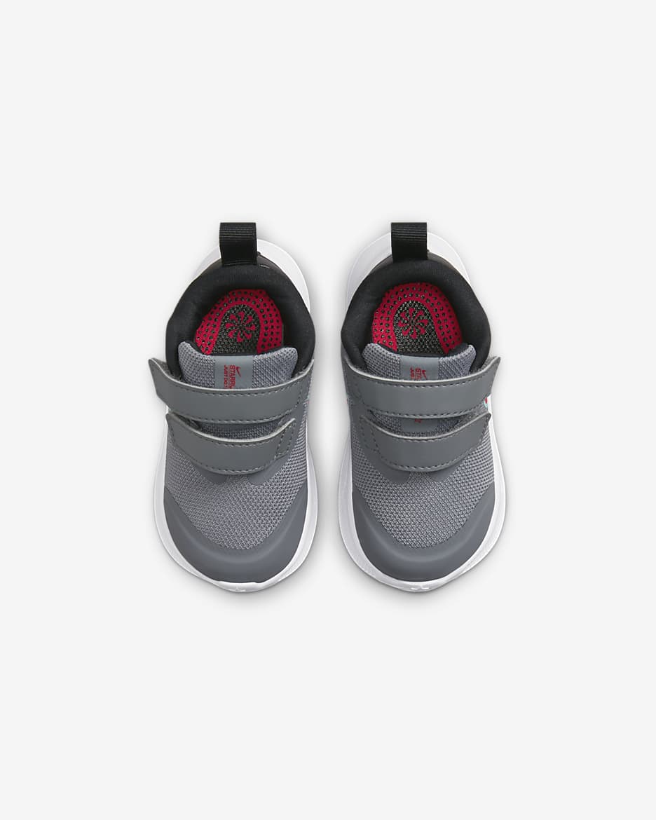 Nike Star Runner 3 Baby/Toddler Shoes - Smoke Grey/Black/Siren Red