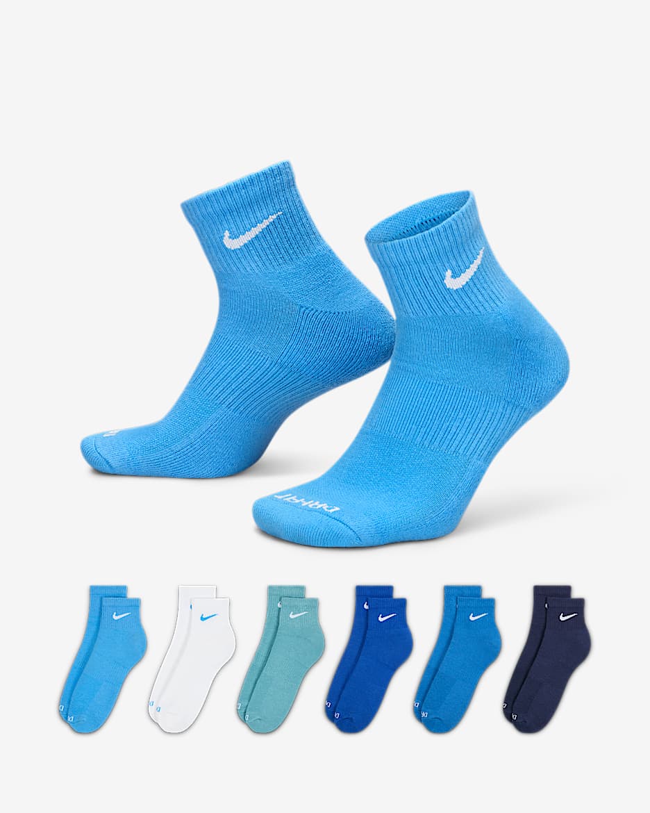 Nike Everyday Plus Cushioned Training Ankle Socks (6 Pairs)