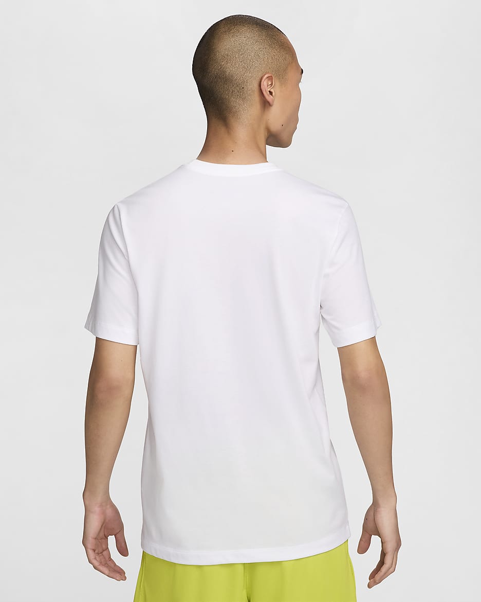 Nike Men's Dri-FIT Fitness T-Shirt - White