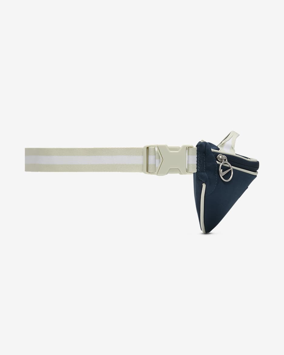 Sac banane rétro Nike Heritage (petite taille, 1 L) - Armory Navy/Sea Glass/Blanc