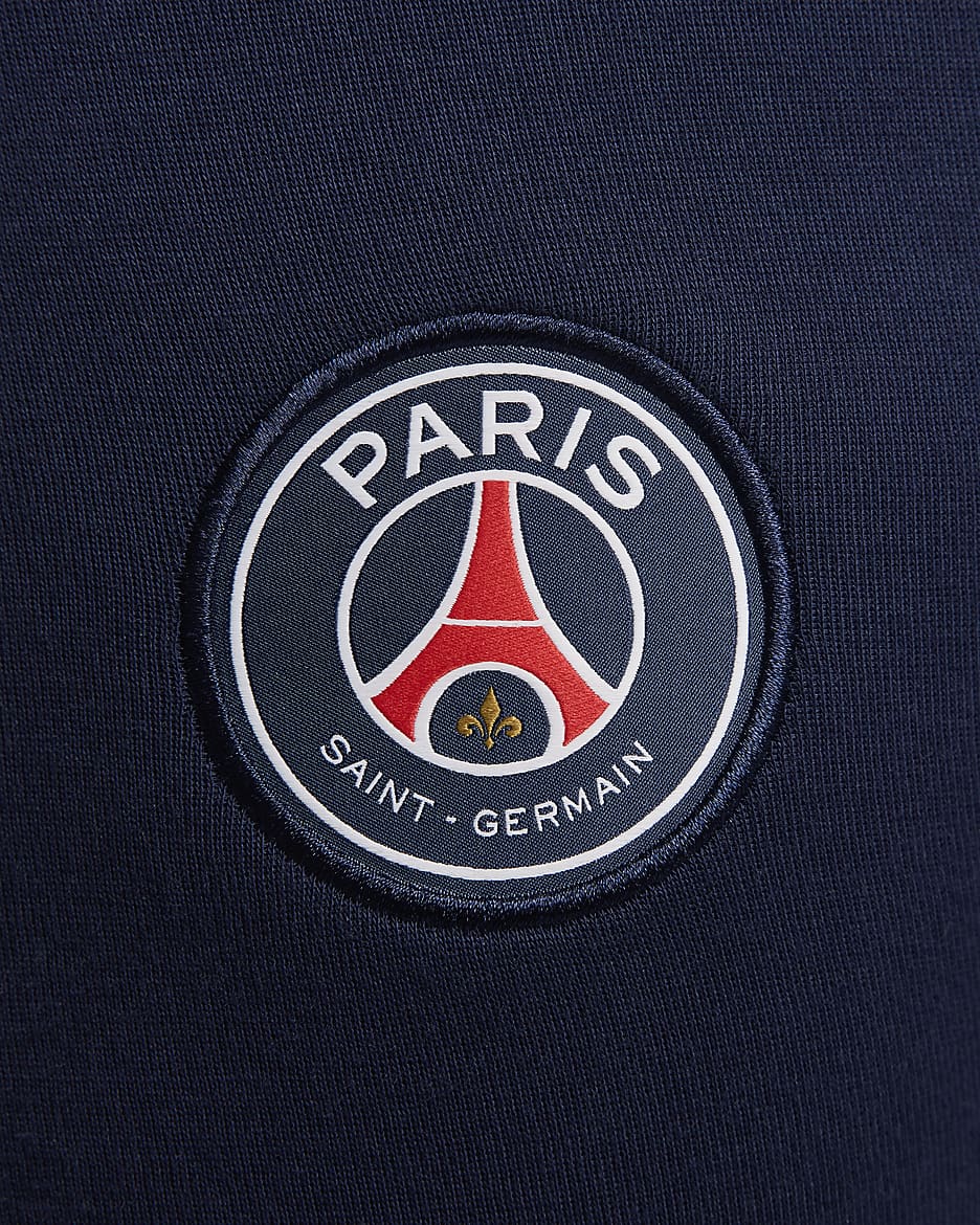 Paris Saint-Germain Tech Fleece Nike voetbalbroek voor heren - Midnight Navy/Wit