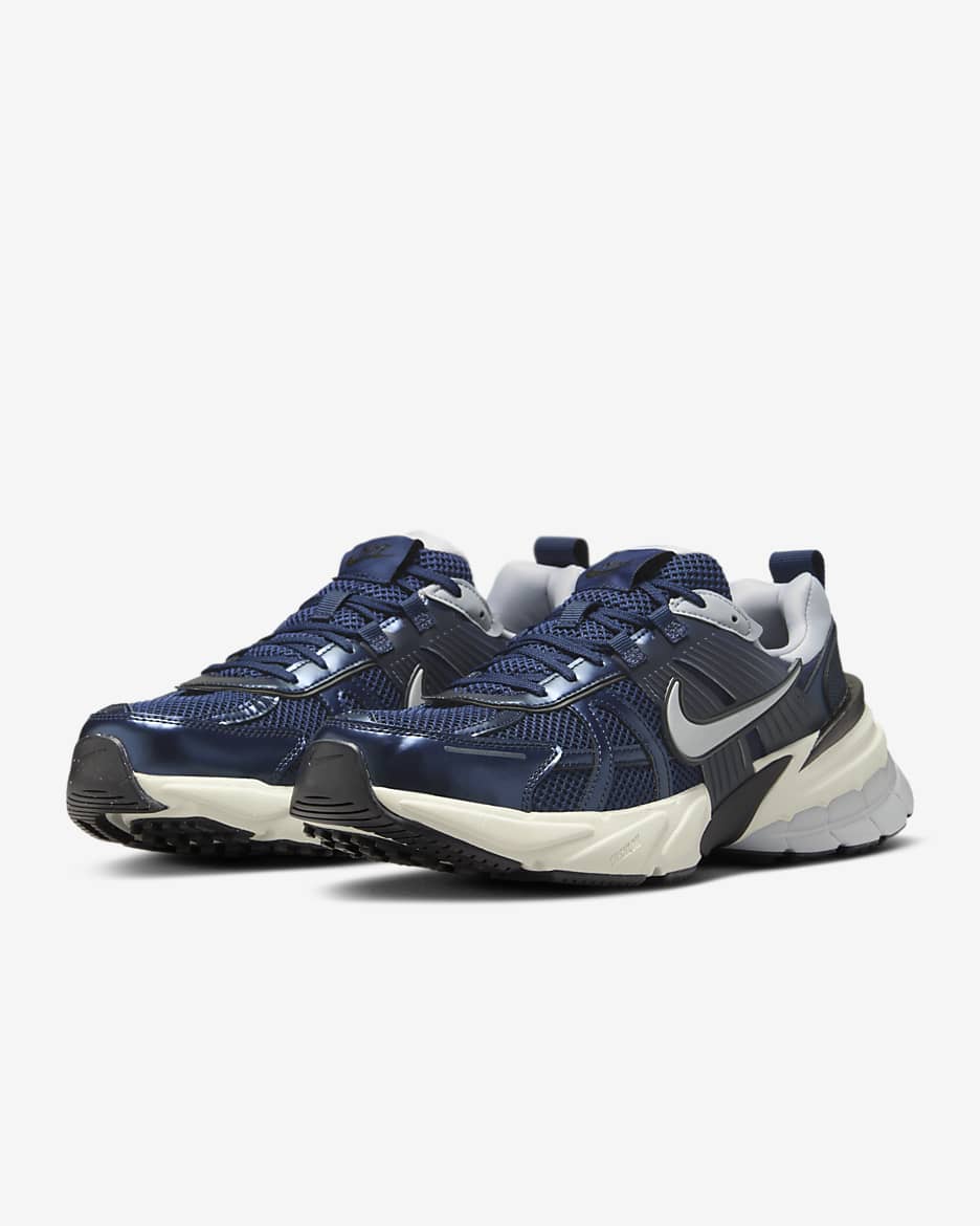 Nike V2K Run Men's Shoes - Obsidian/Thunder Blue/Wolf Grey/Obsidian