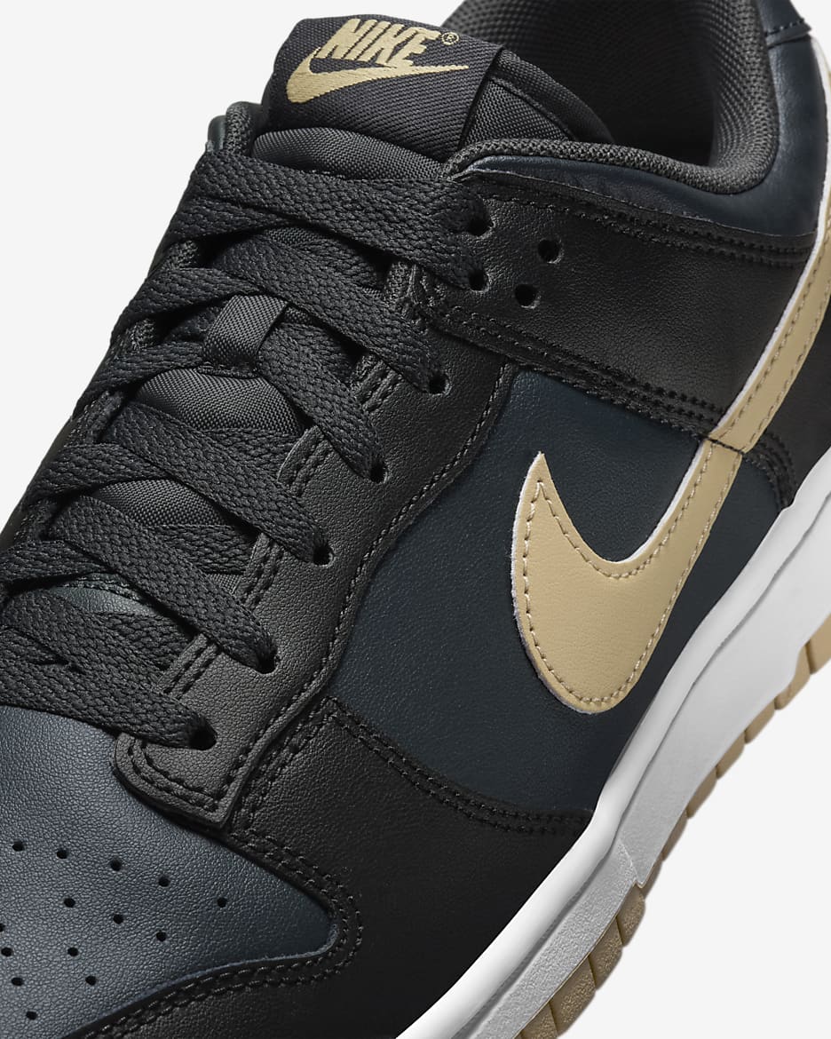 Nike Dunk Low Retro Men's Shoes - Black/Anthracite/Sesame