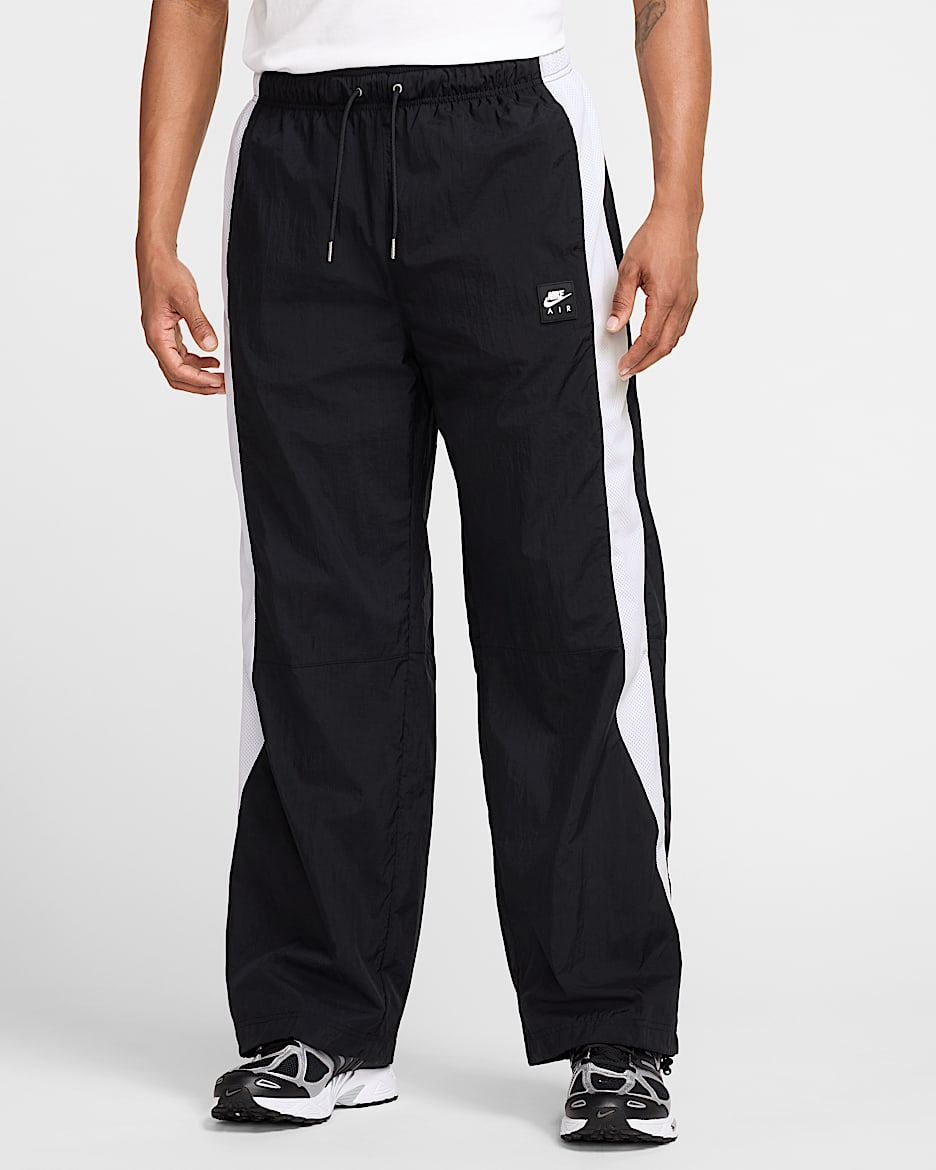 Pants de tejido Woven para hombre Nike Air - Negro/Blanco/Blanco