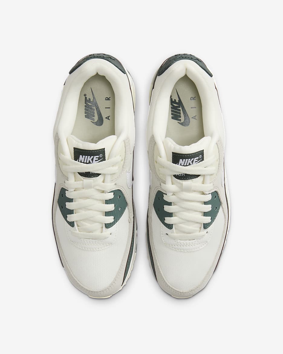 Nike Air Max 90 Women's Shoes - Sail/Vintage Green/Coconut Milk/White