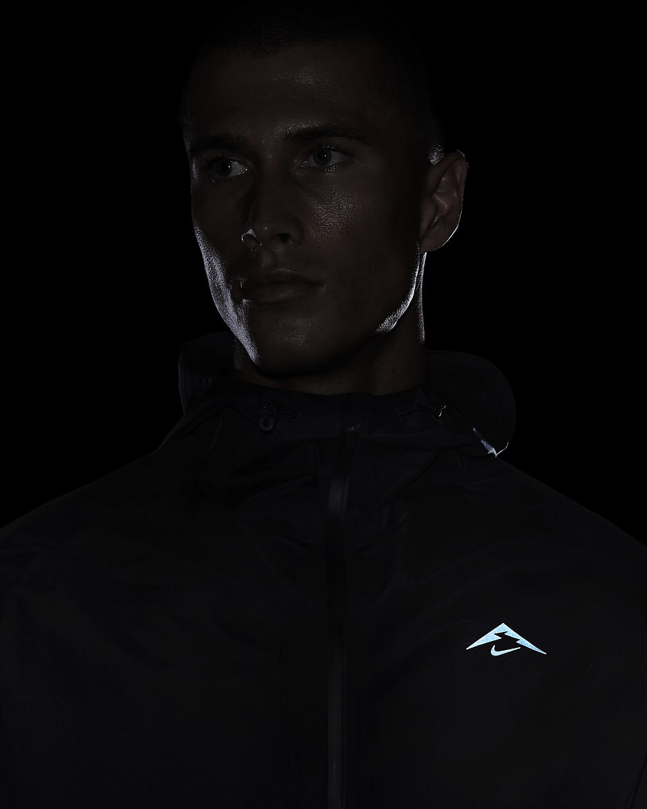 Nike Trail 'Cosmic Peaks' GORE-TEX INFINIUM™ Men's Running Jacket - Black/Anthracite/Anthracite