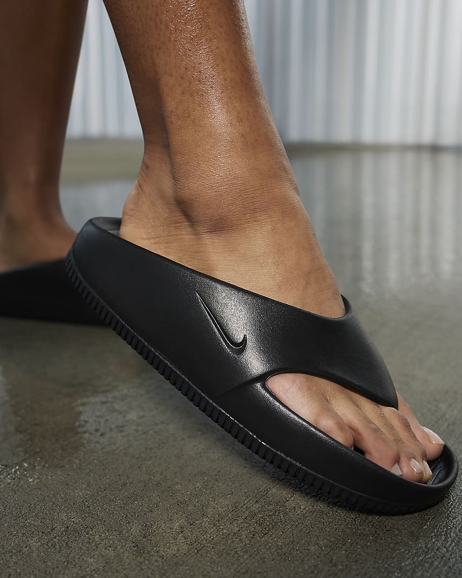 Tongs Nike Calm pour femme - Noir/Noir