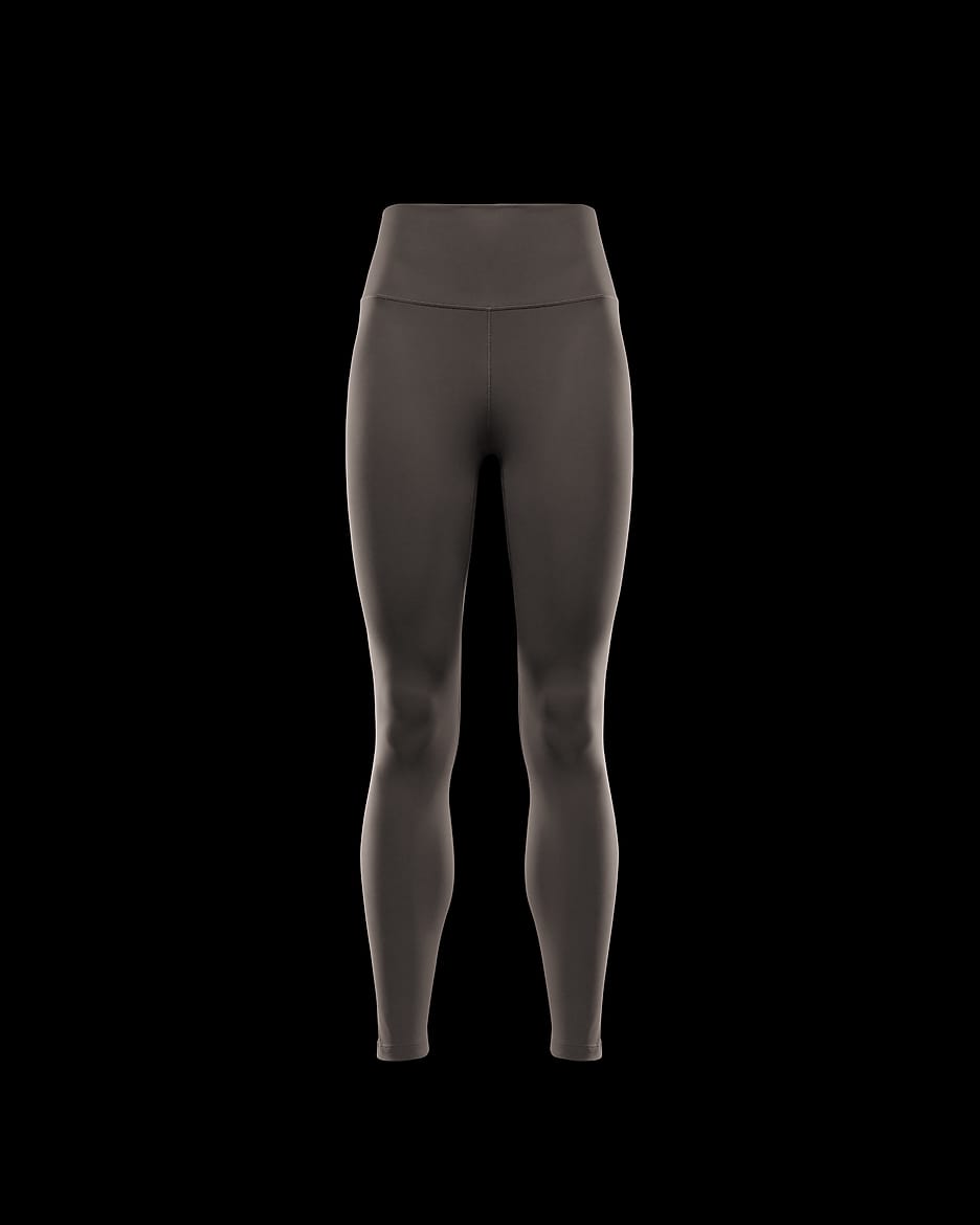 Legging long taille haute Nike One pour femme - Ironstone/Noir