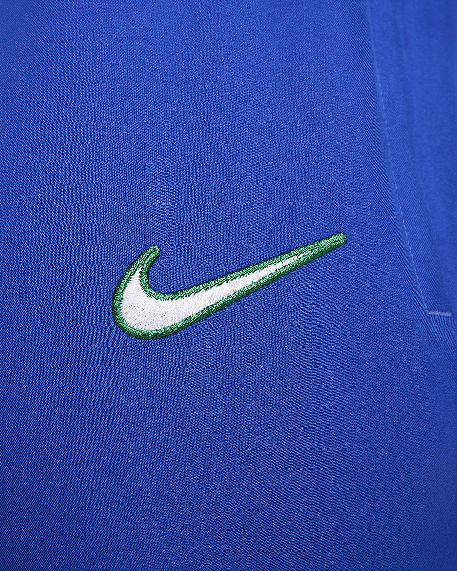 Pantalon de survêtement Replica Nike Football Brésil 1998 Reissue pour homme - Lyon Blue/Blanc