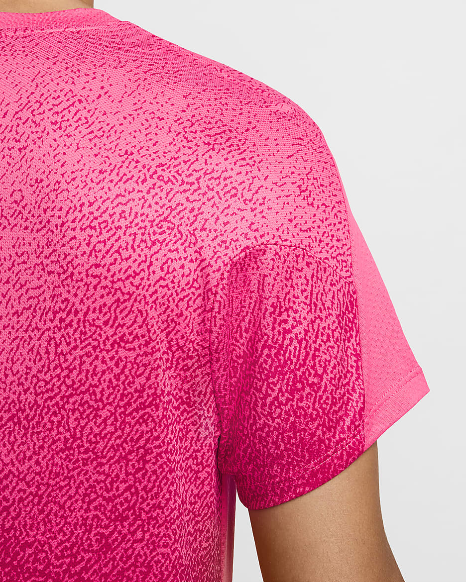 NikeCourt Slam Men's Dri-FIT Tennis Top - Aster Pink/Black