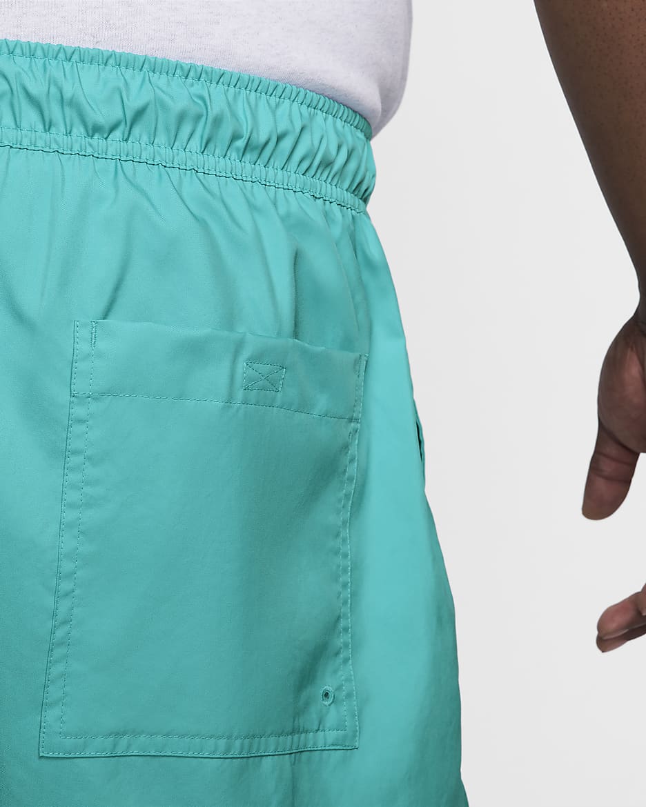 Nike Club Men's Woven Flow Shorts - Dusty Cactus/White