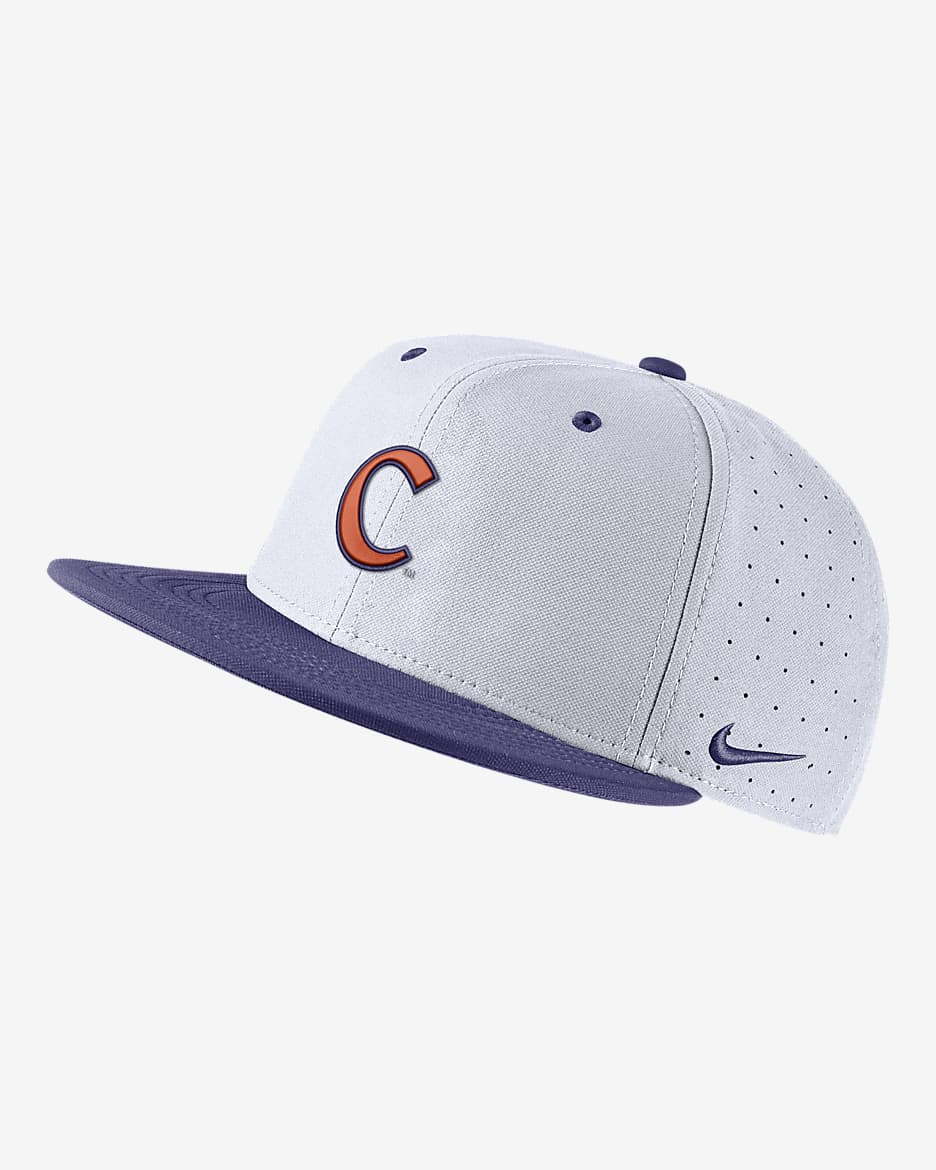 Gorra de béisbol sin cierre regulable Nike College Clemson - Blanco