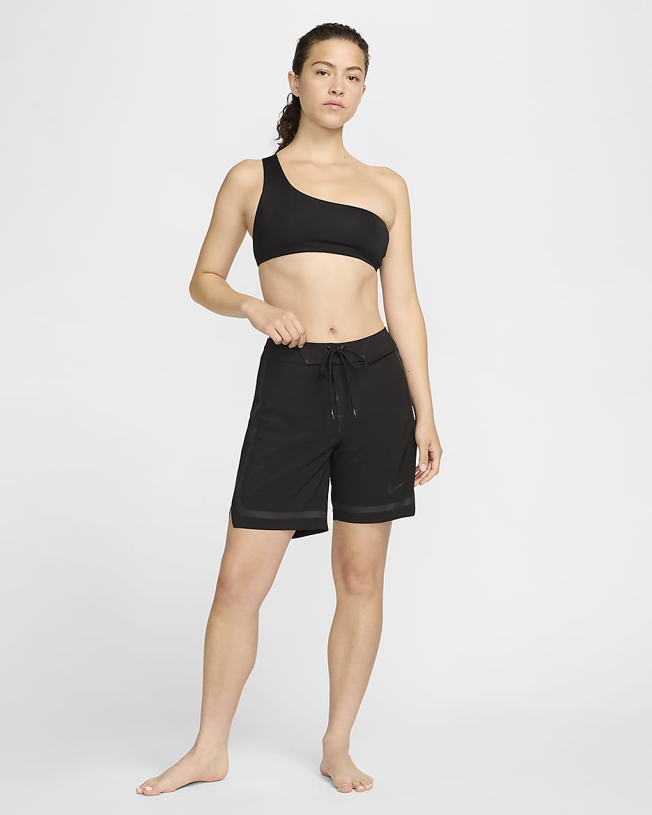 Nike Swim Fadeaway Women's 7" Board Shorts - Black