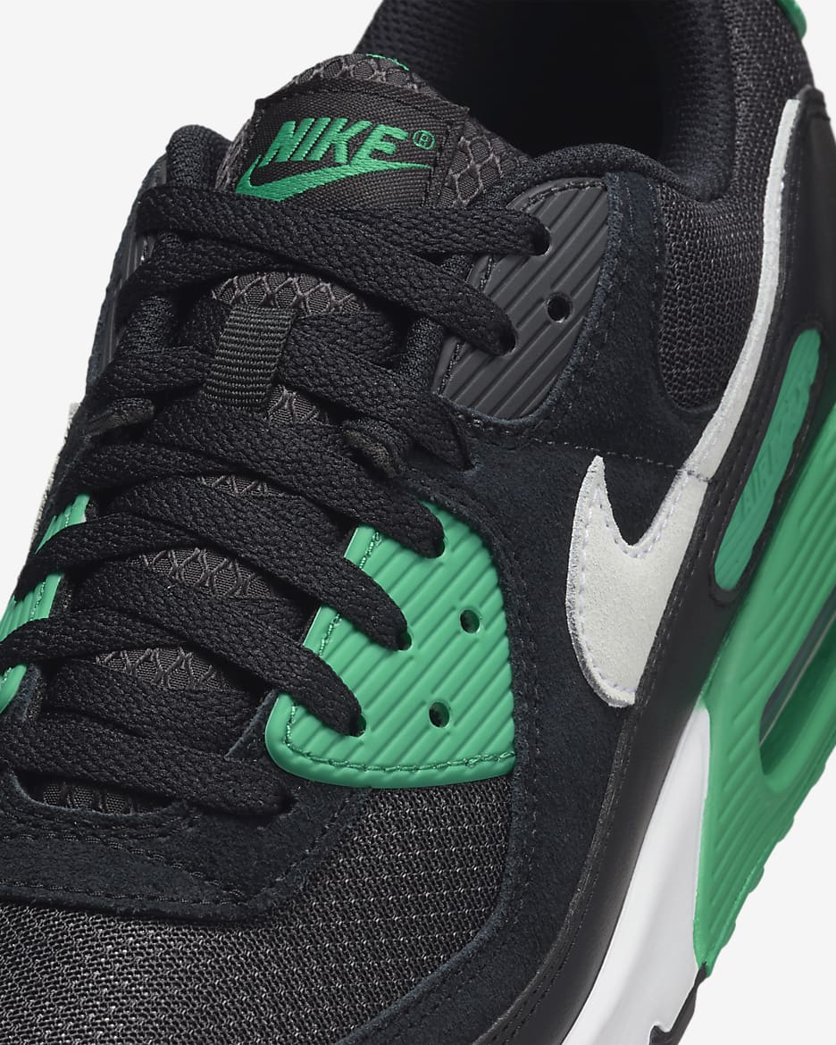 Nike Air Max 90 Men's Shoes - Black/Stadium Green/White