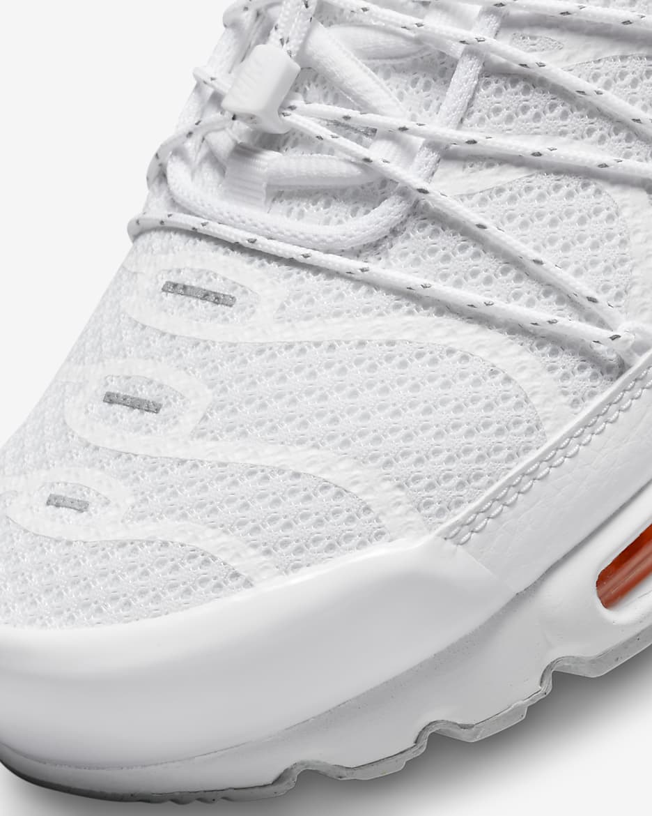 Nike Air Max Plus Utility Zapatillas - Hombre - Blanco/Safety Orange/Pure Platinum