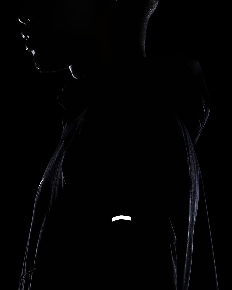 Nike Miler Repel férfi futókabát - Fekete/Fekete