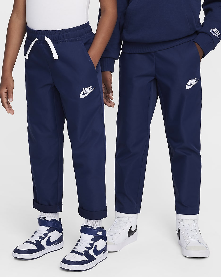 Nike Dri-FIT Little Kids' Woven Pants - Midnight Navy